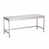 Tables Inox Centrale sans Etagère Basse
