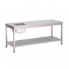 Tables du Chef Inox Avec Bac à Gauche