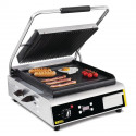 Grill de Contact Jumbo Rainurée/Lisse 