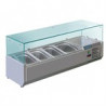 Vitrine à Ingrédients Réfrigérées GN 1/3