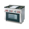 Fourneau 4 Feux Gaz+PCF/Four Gaz GN1/1