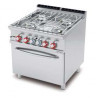 Fourneau 4 Feux Gaz/Four Electrique Statique GN2/1
