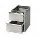 TIROIR DE TABLE INOX 700 AVEC OU SANS DOSSERET