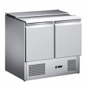 Saladette Gamme 700 Inox 2 portes 